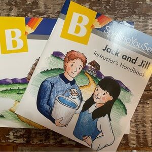 NEW Spelling You See Level B Instructors Handbook and Student Workbook